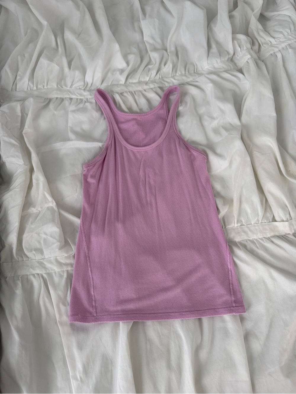 lululemon athletica Ribbed Scoop Tank Top - Light Pink